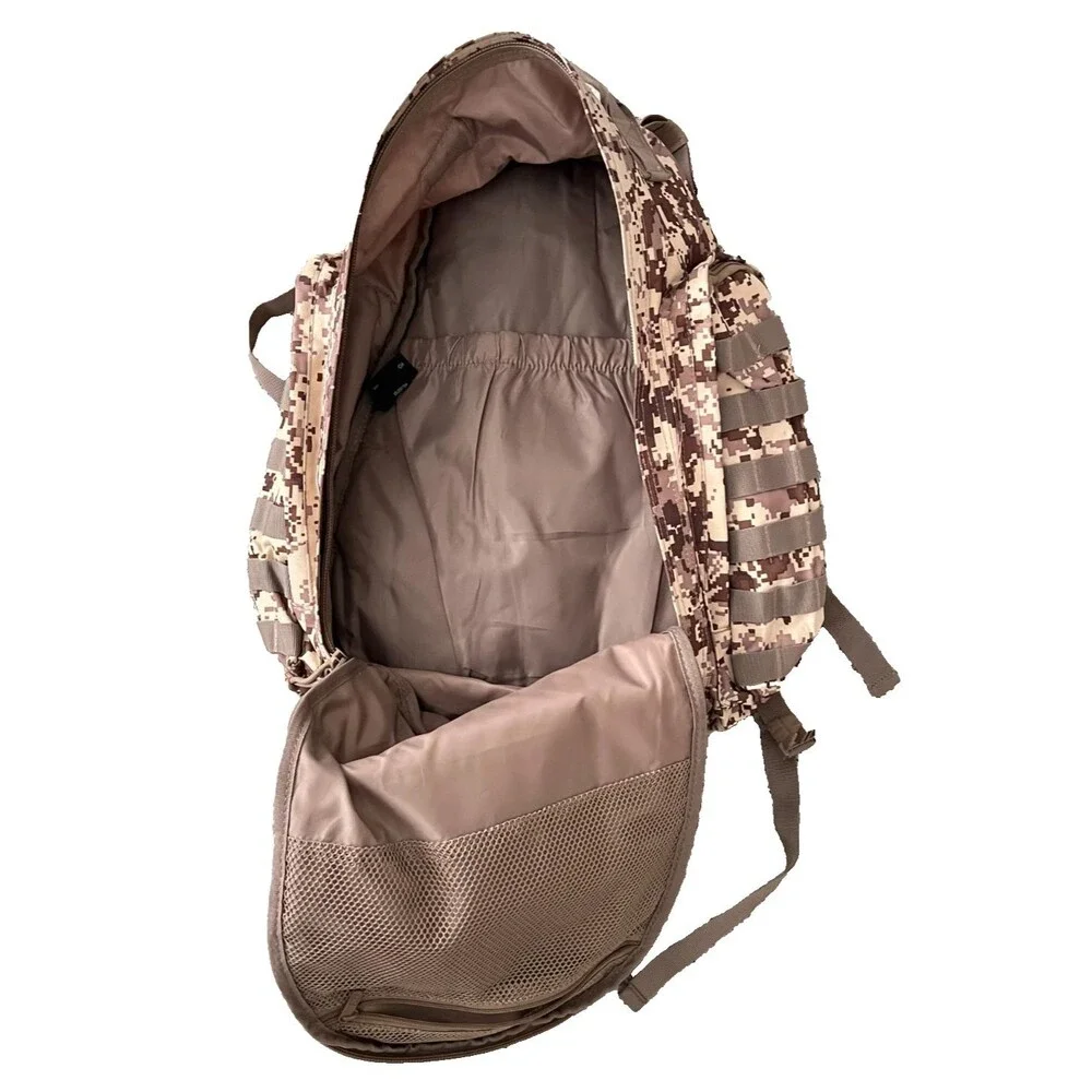 HIGHLAND TACTICAL Ballistic Backpack MOLLE Gear Bag Desert Digi Camo Military